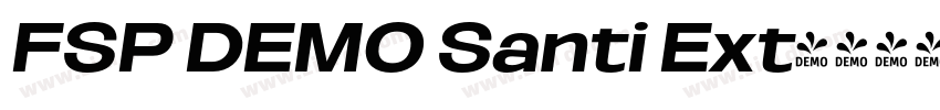 FSP DEMO Santi Ext字体转换 FSP DEMO Santi Ext字体转换